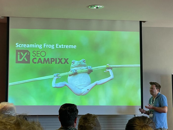Vortrag Screaming Frog Campixx 2023