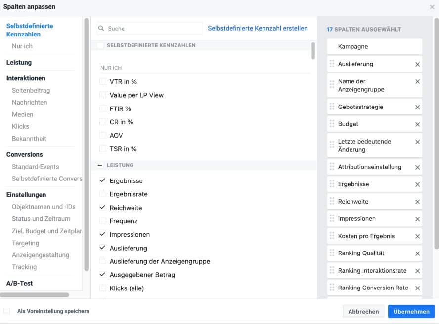 Spaltenanpassung 2