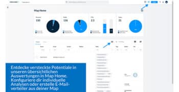 Individuelle Auswertungen im Map Home Dashboard ConCubo