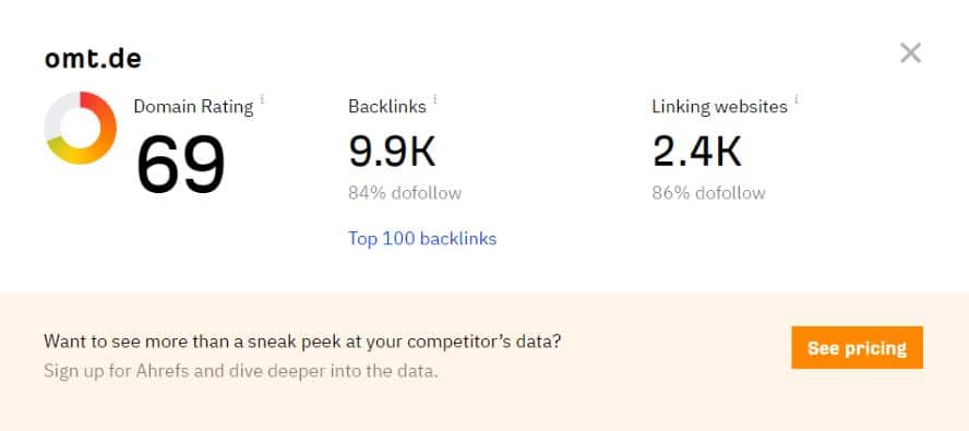 ahrefs-website-authority-checker-omt-de