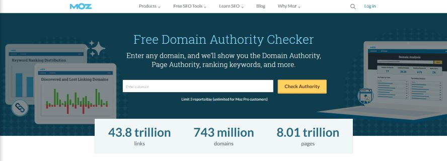 free-domain-authority-checker-moz