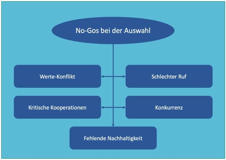 No-Gos bei der Auswahl von Sinnfluencer