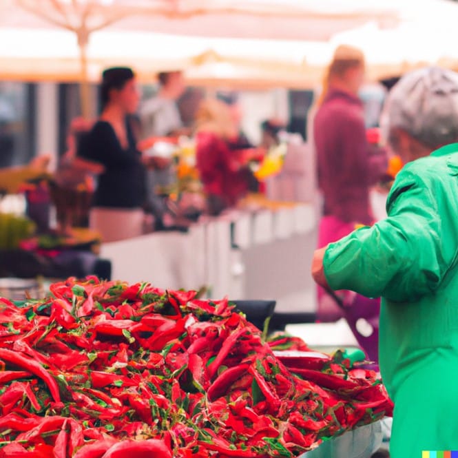 Paprika Stockfoto