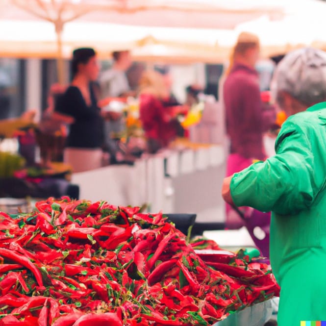 Paprika Stockfoto