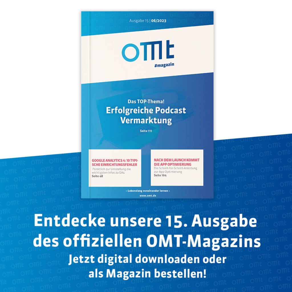 OMT-Magazin Ausgabe #15 (06/2023)