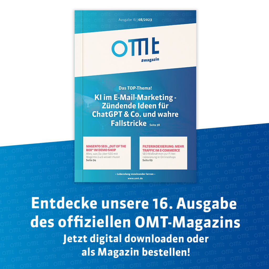 OMT-Magazin Ausgabe #16 (08/2023)