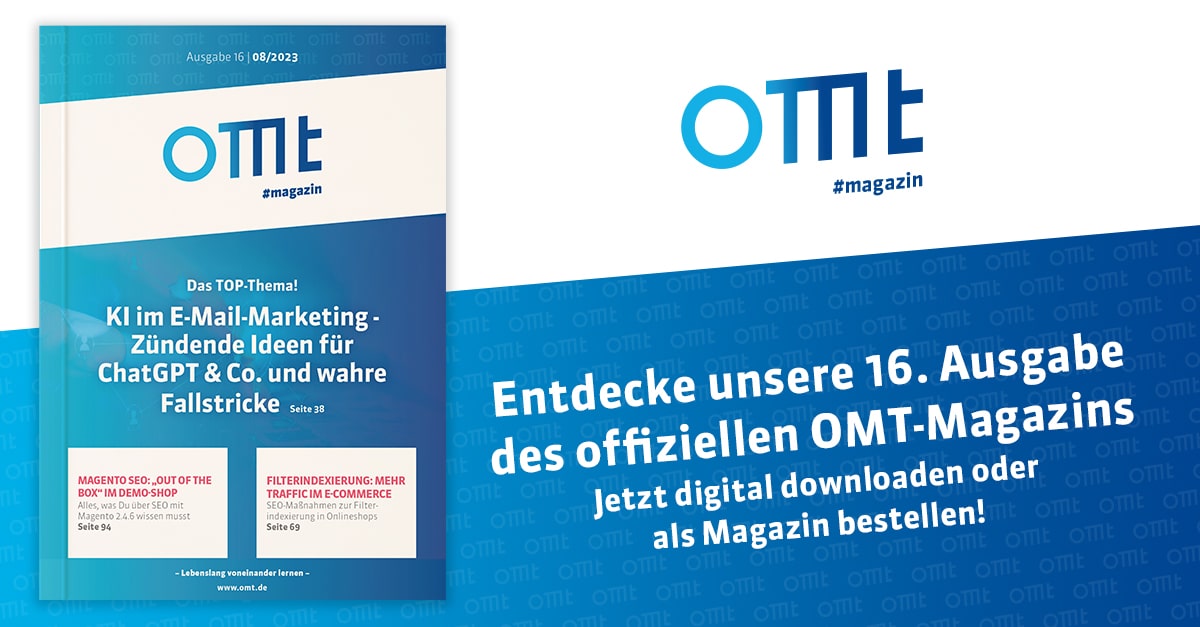 NEU ❗ OMT-Magazin - Ausgabe #16 - JETZT ONLINE