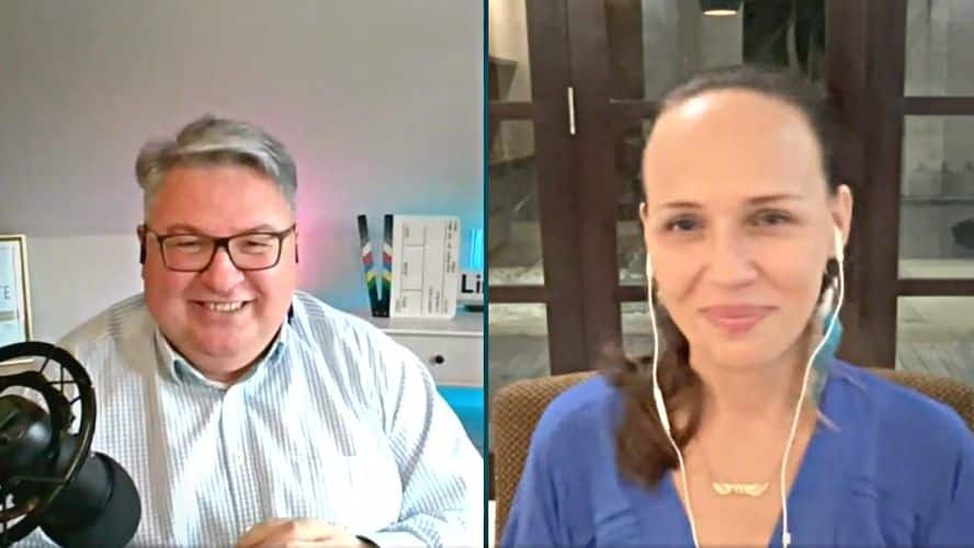 2023 LinkedIn Livestream Screenshot Ilkay Özkisaoglu mit Natalia Wiechowski