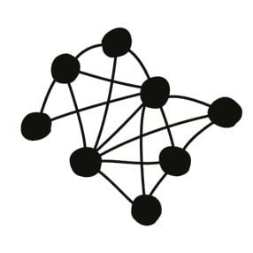 Netzwerk Nervenverbindung
