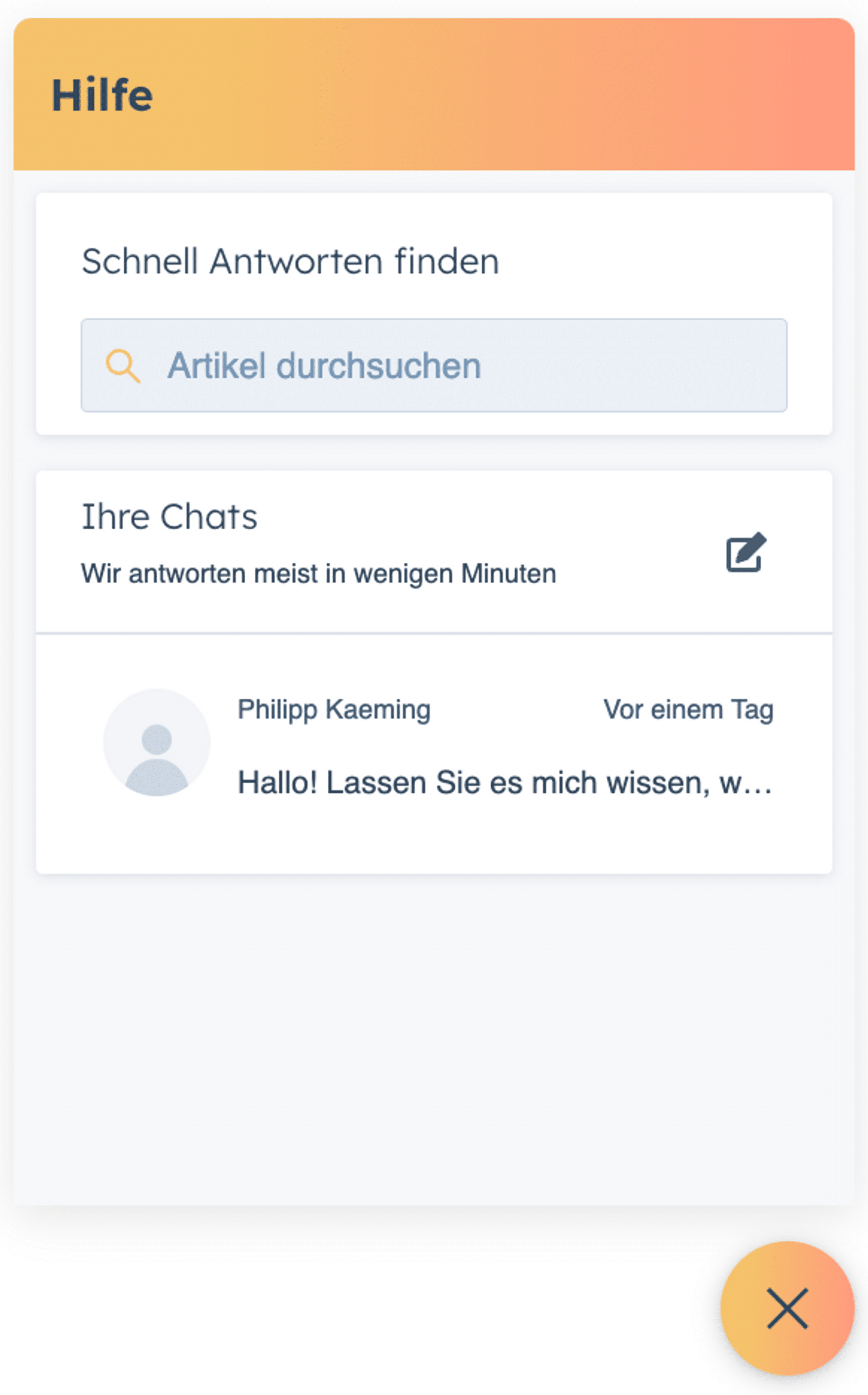 Kundenzufriedenheit demo account ag chat 2