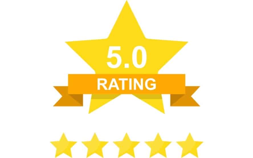 Full Star Rating Stockfoto