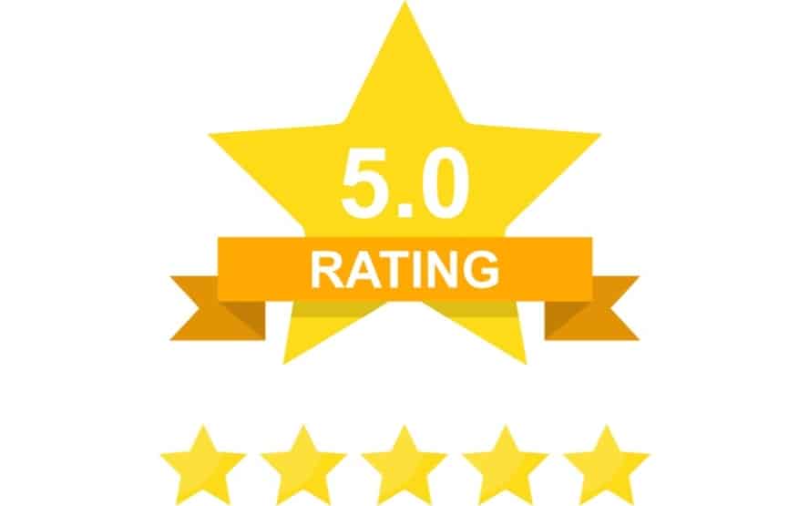 Full Star Rating Stockfoto