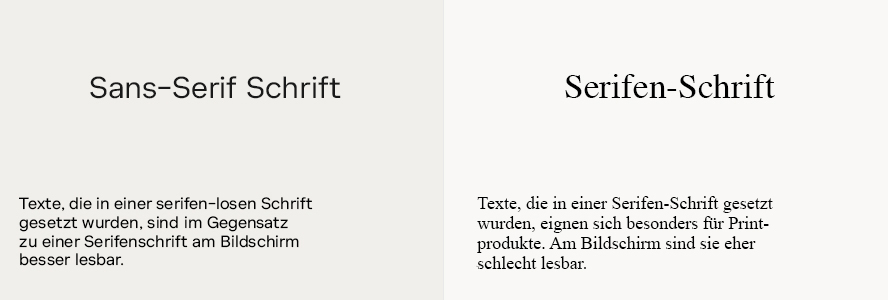 Beispielbild Typografie