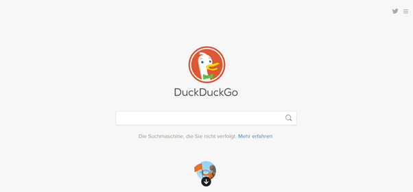 Suchmaschine DuckDuckGo