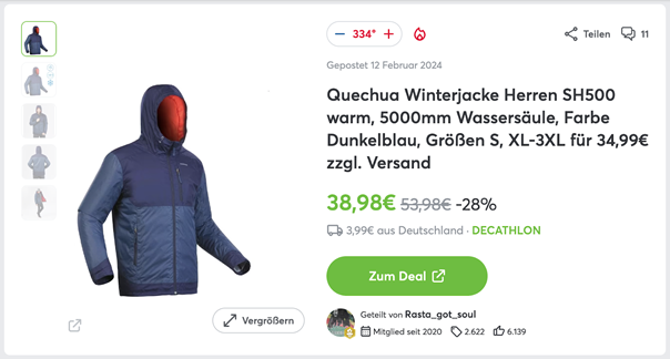 decathlon Produktpreis