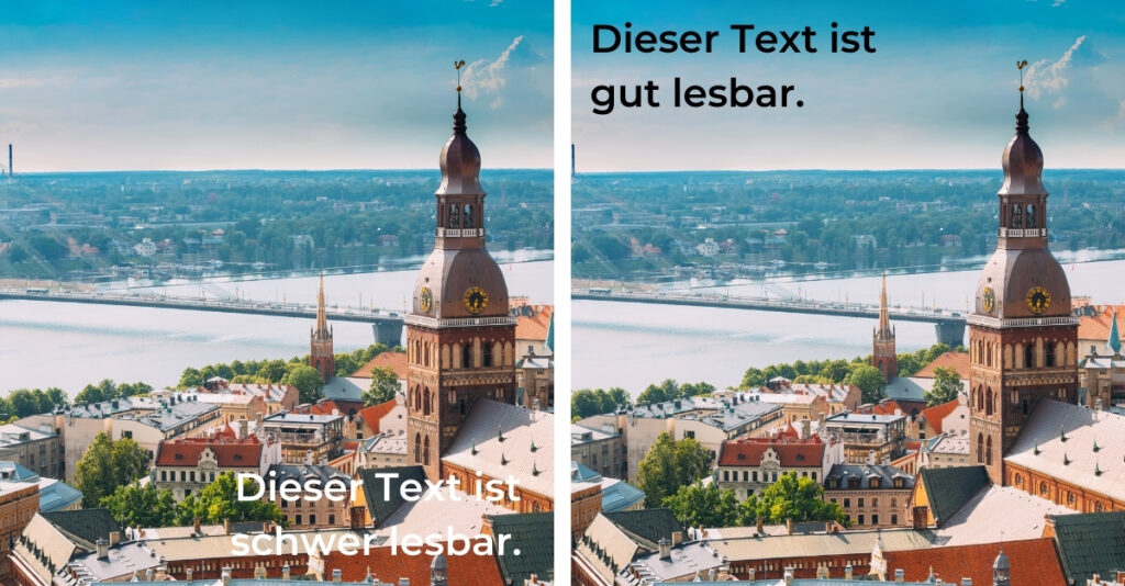 Beispiel gut lesbarer Text