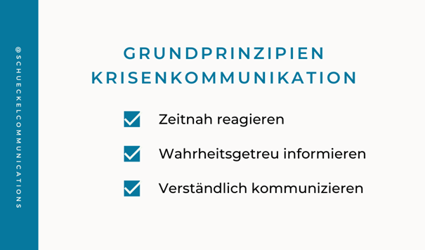 Grundprinzipien krisenkommunikation