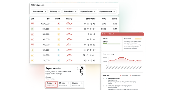 seospark keyword recherche