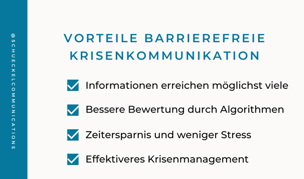 vorteile barrierefreie krisenkommunikation