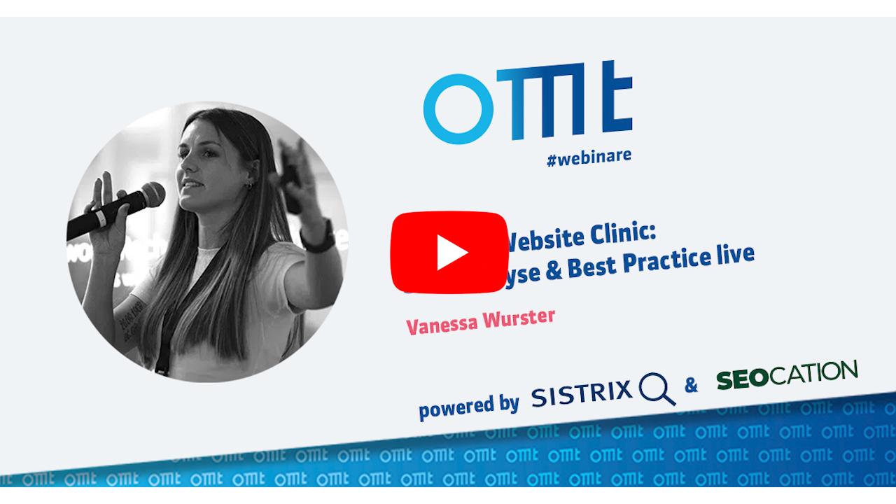 SISTRIX Website Clinic: Live-SEO-Analyse mit Hands-on-Tipps!