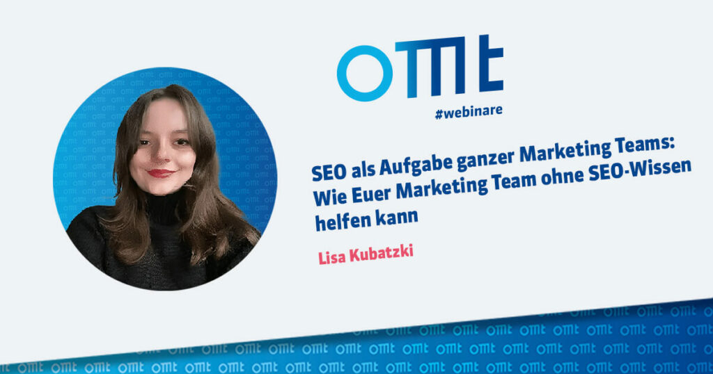 Webinar SEO als Aufgabe ganzer Marketing Teams
