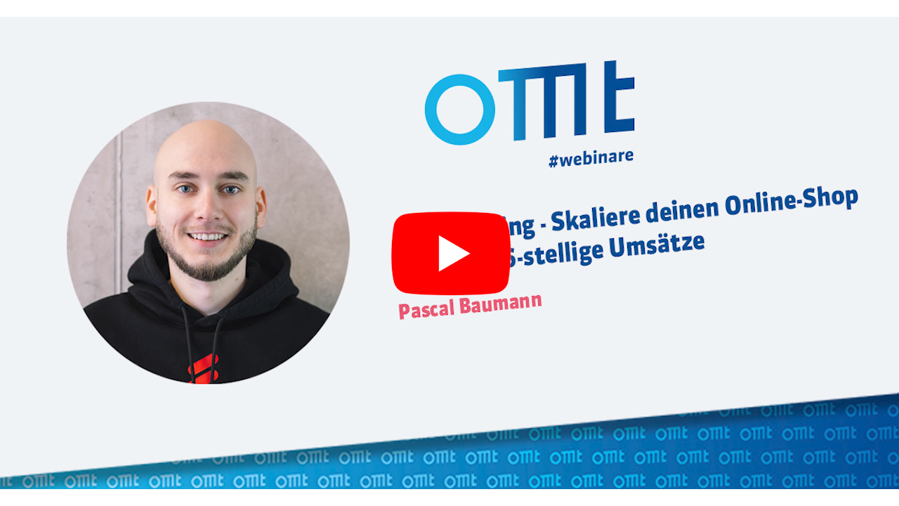 Ecom Scaling – Skaliere deinen Online-Shop von 0 auf 6-stellige Umsätze