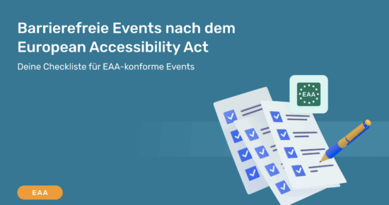 Sweap - Interaktive Checkliste für barrierefreie Events