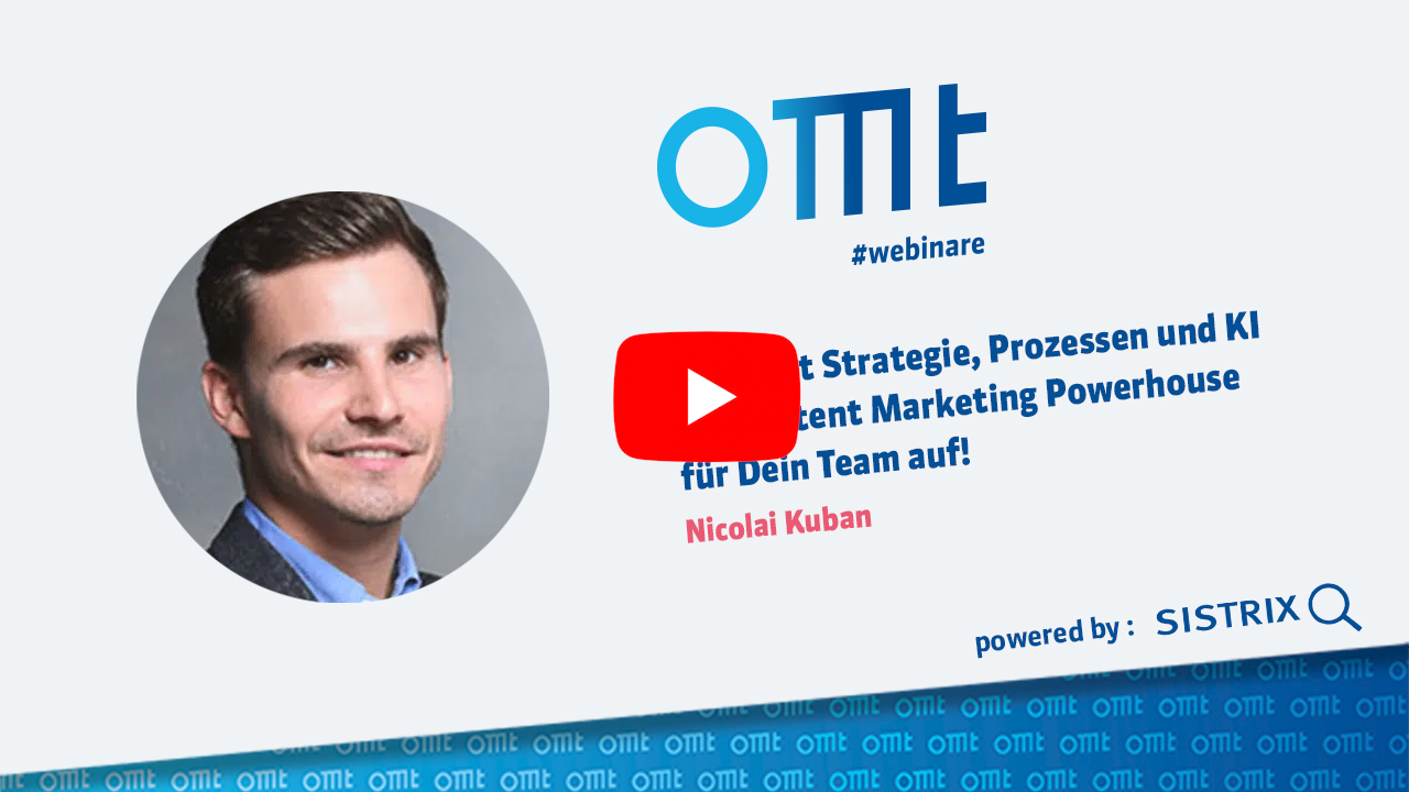 Baue mit Strategie, Prozessen und KI ein Content Marketing Powerhouse für Dein Team auf!