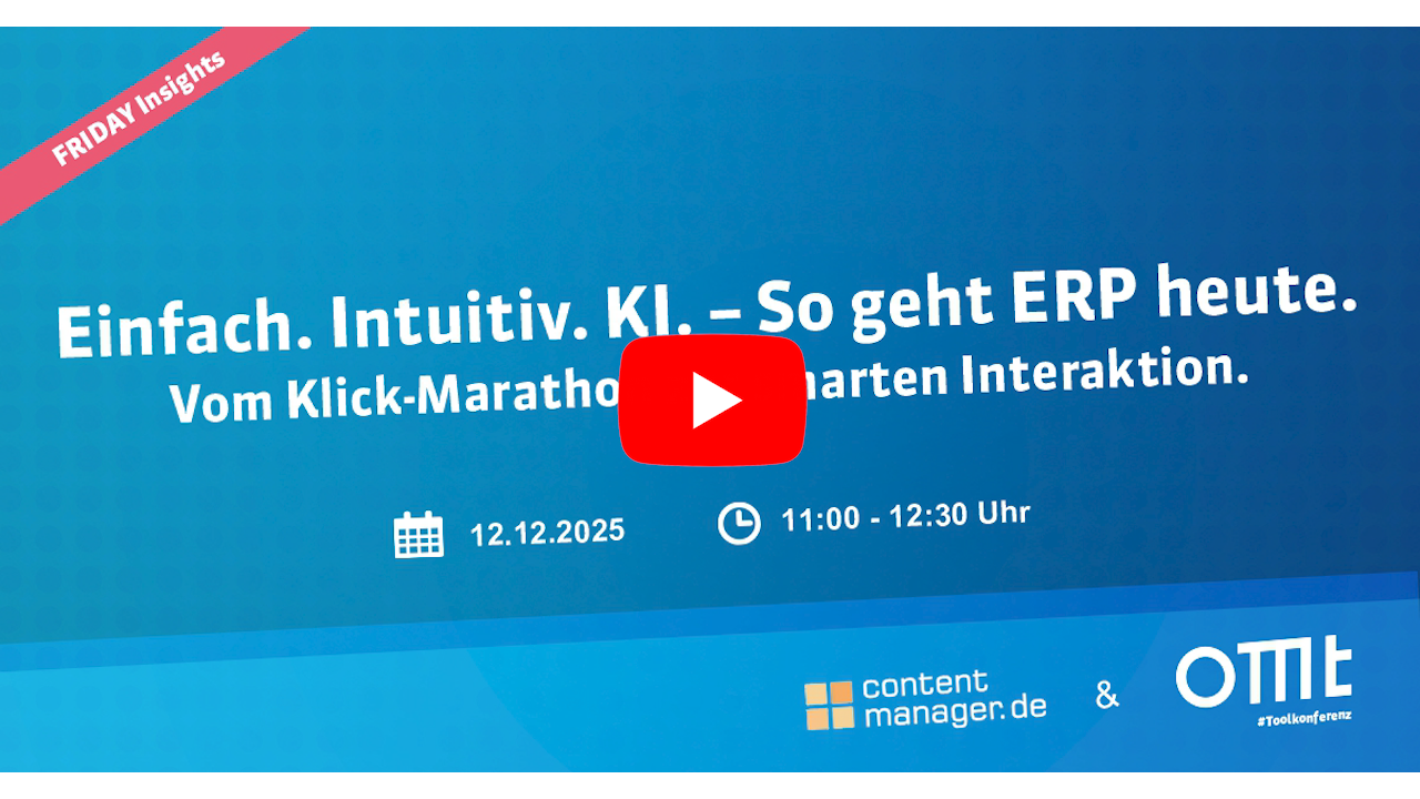 Einfach. Intuitiv. KI. – So geht ERP heute.