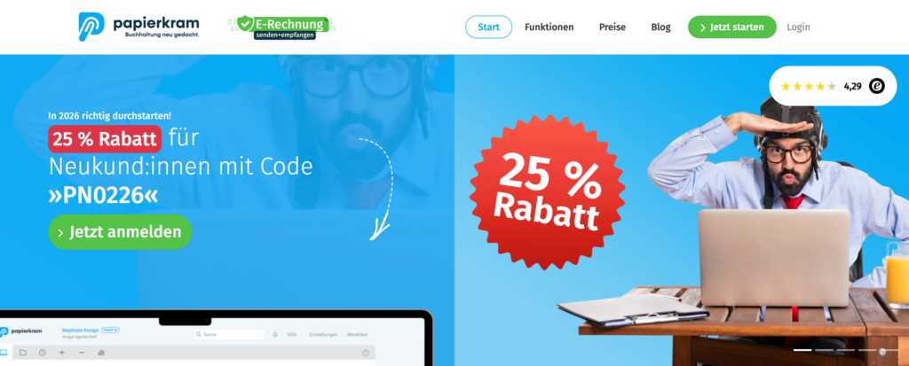 Papierkram Buchhaltungssoftware