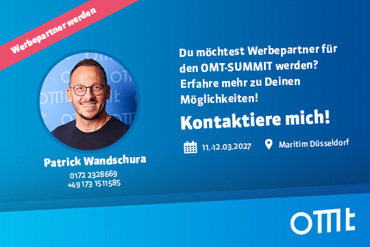 Dein Ansprechpartner Patrick Wandschura für OMT-SUMMIT 2027