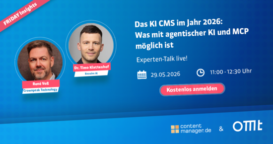 Das KI CMS im Jahr 2026: Was mit agentischer KI und MCP möglich ist