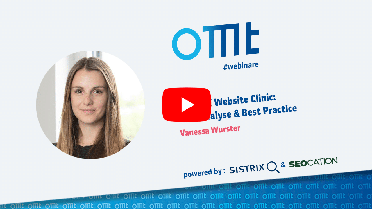 SISTRIX Website Clinic: Live-SEO-Analyse mit Hands-on-Tipps!