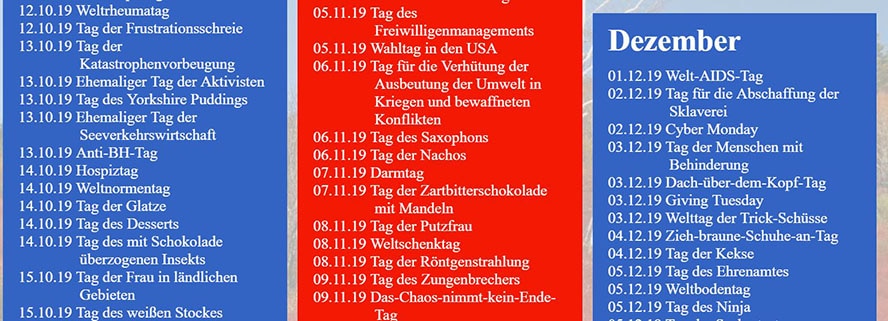 Jahreskalender