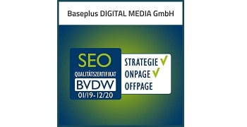 Baseplus DIGITAL MEDIA GmbH Zertifikat