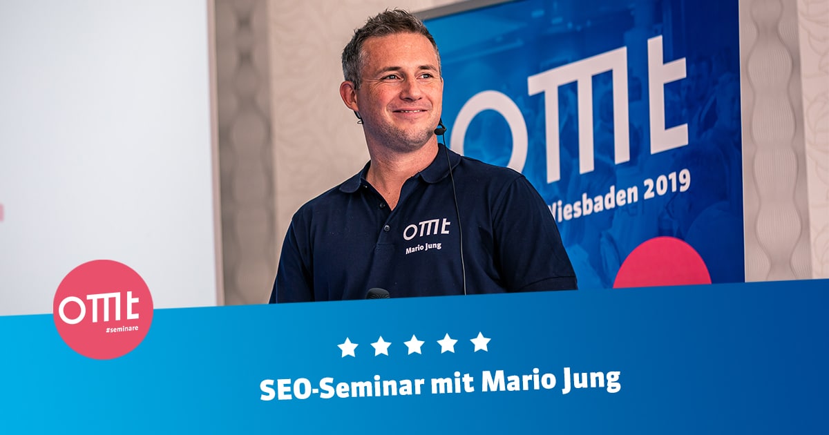 SEO-Seminar mit Mario Jung!