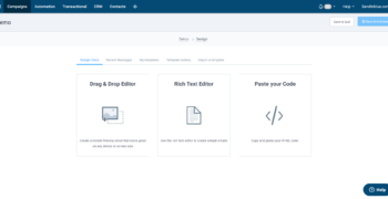 Sendinblue Campaign Builder EN
