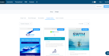 Sendinblue Template Gallery EN