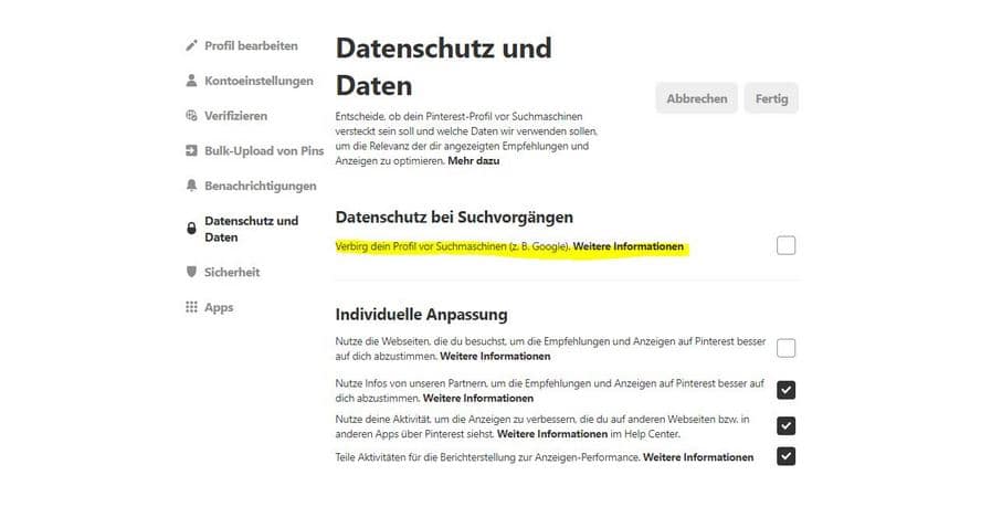 datenschutz