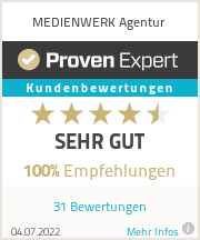 MEDIENWERK Agentur Zertifikat