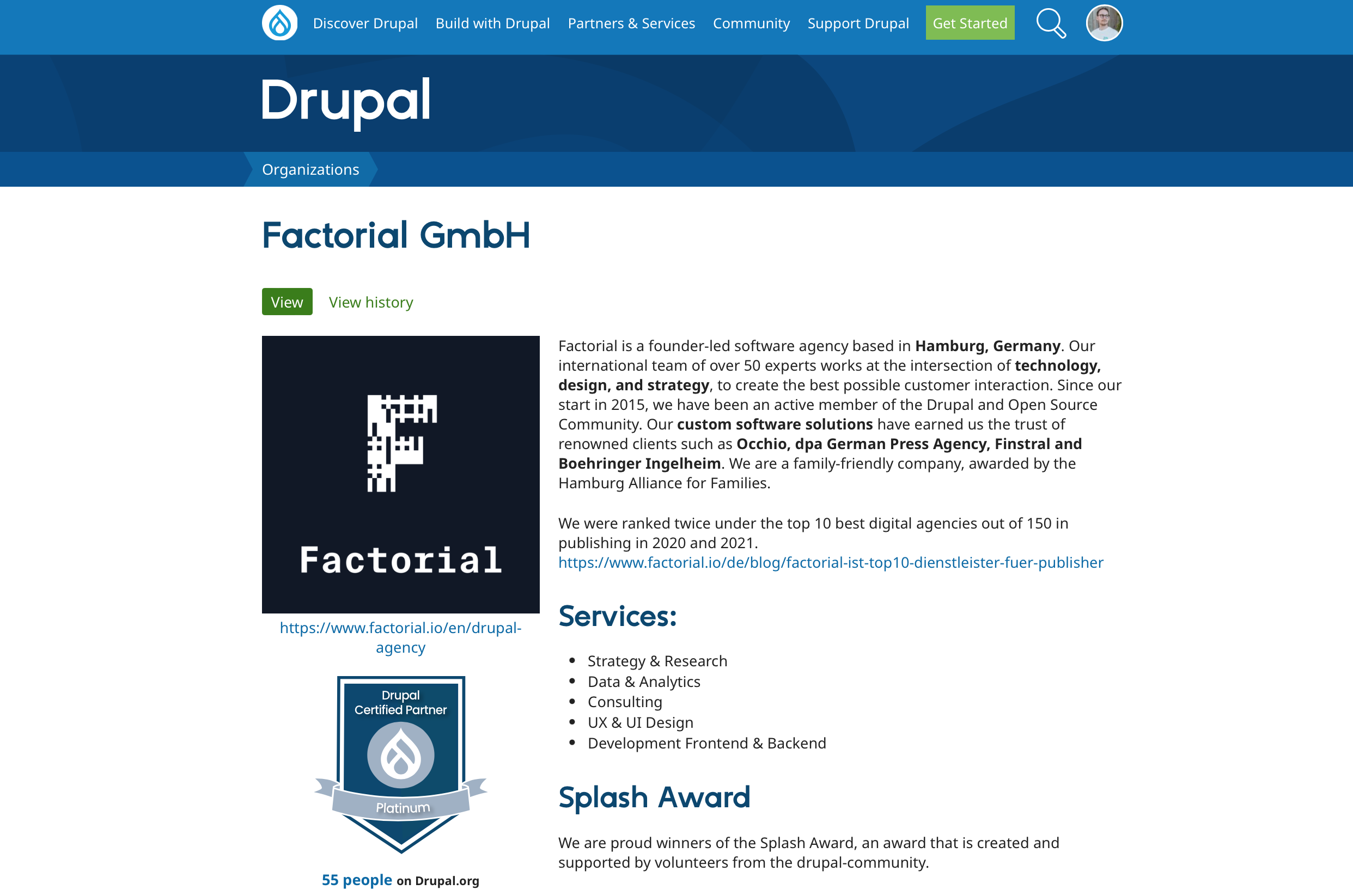 Factorial GmbH Zertifikat