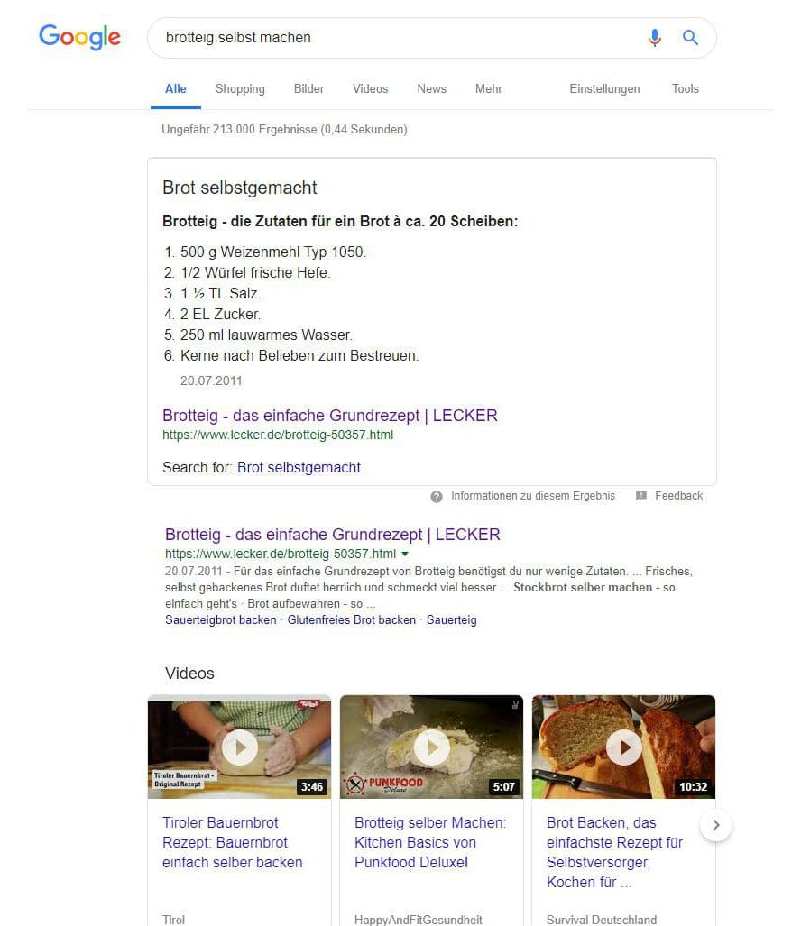 Auch andere Suchmaschinen wie Bing und Yahoo bieten natürlich Werbeplätze an. Google ist aber aufgrund des hohen Marktanteils der beliebte Klassiker unter den Suchmaschinen.