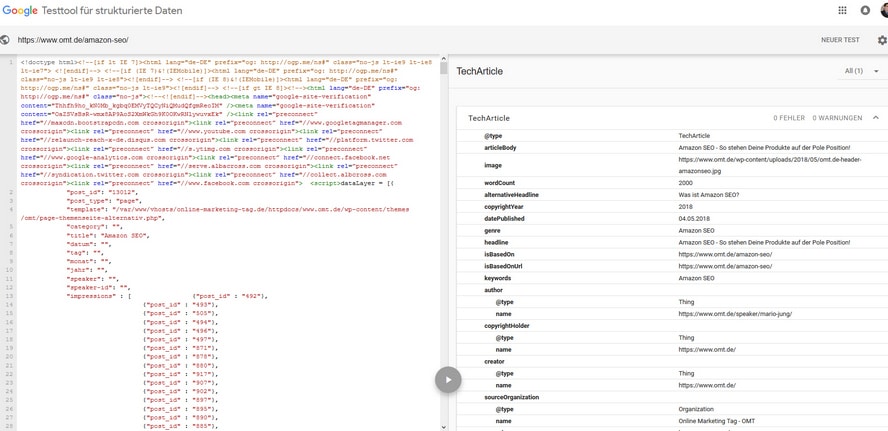 strukturierte-daten-testtool-pruefungsergebnis-amazon-seo